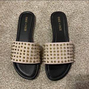 Chase and Chloe spiked sandals